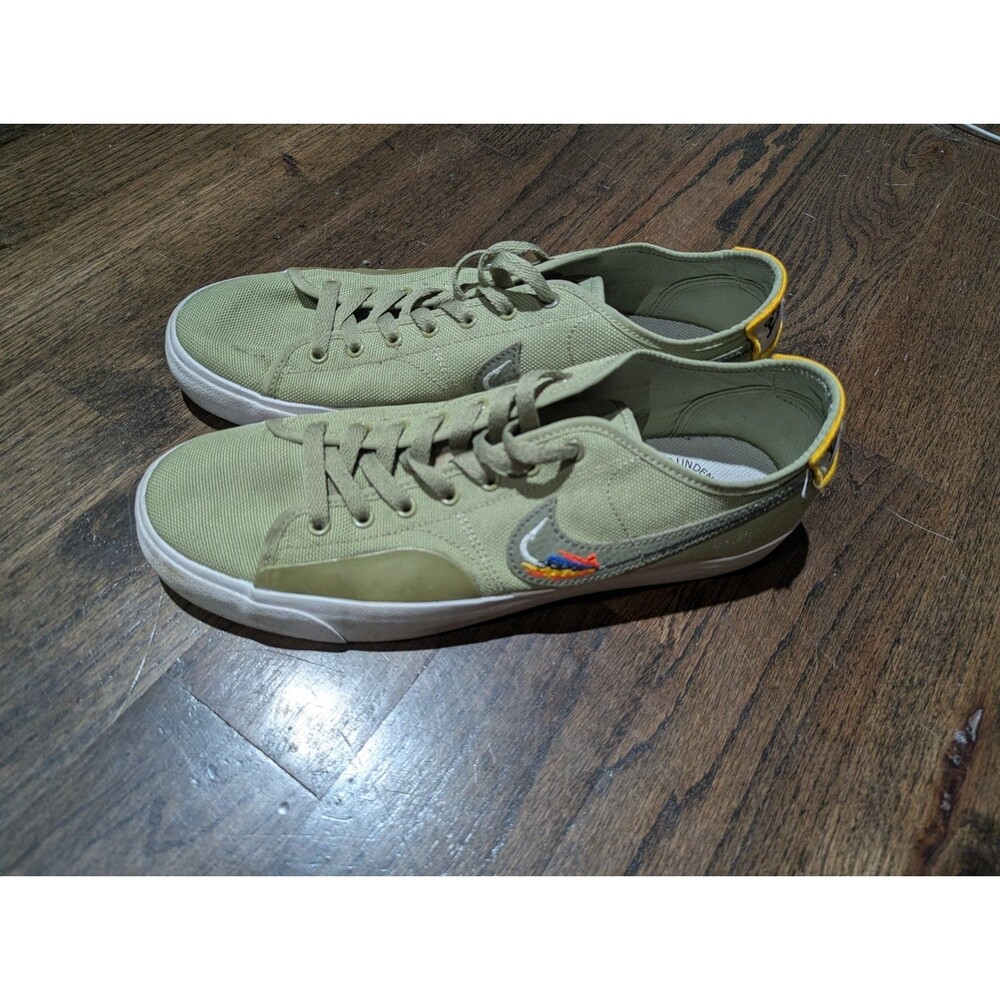 NIKE SB BLAZER COURT DVDL DAAN VAN DER LINDEN DUSTY OLIVE CZ5605 300 sz 10